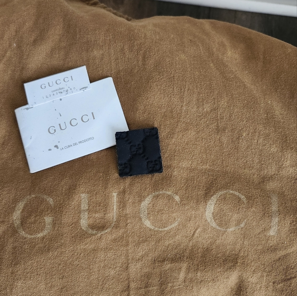 Gucci Guccissima Black Neoprene/Leather Duffle Bag - Picture 15 of 15